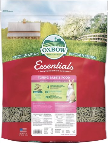 Oxbow young rabbit food info
